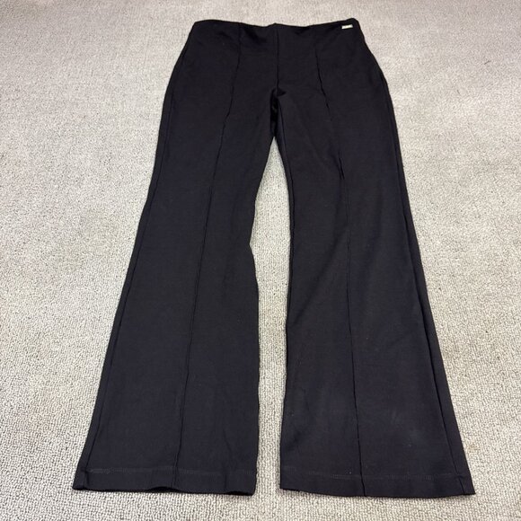 Tahari Pants Brown Flared Pull On Women’s Size Large - Picture 3 of 12